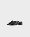 Sandales cuir à talons - 09 BLACK - 1