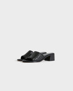Sandales cuir à talons - 09 BLACK - 1