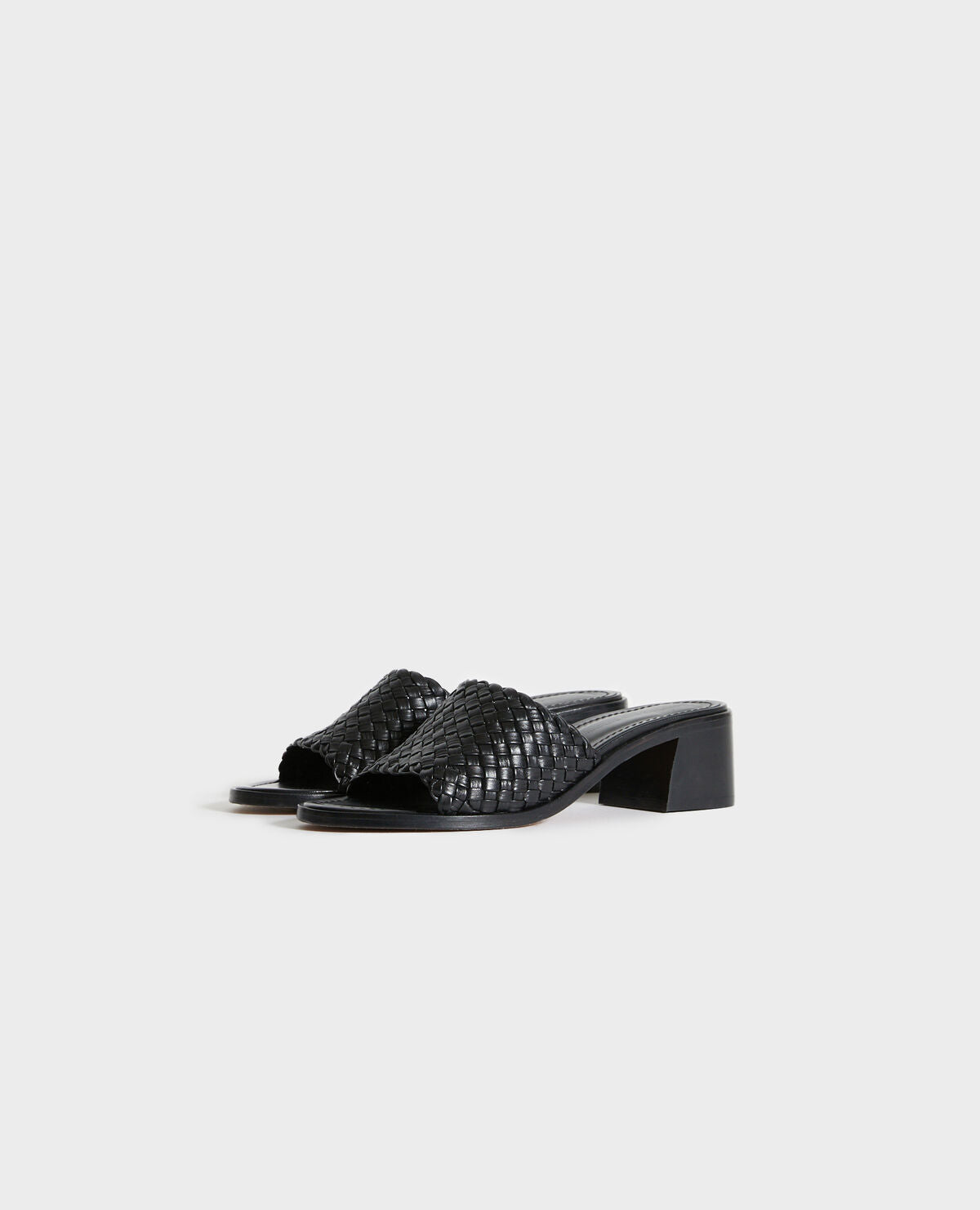 Sandales cuir à talons - 09 BLACK - 1