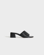 Sandales cuir à talons - 09 BLACK - 2