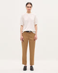 Pantalon cigarette en laine MARGUERITE - K341 OAK BROWN - 1