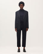 Pantalon cigarette en laine MARGUERITE - K690 ST NAVY - 1