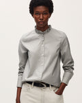 Chemise à col volanté - K092 MINI ST BLACK - 1