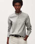Chemise à col volanté - K092 MINI ST BLACK - 1