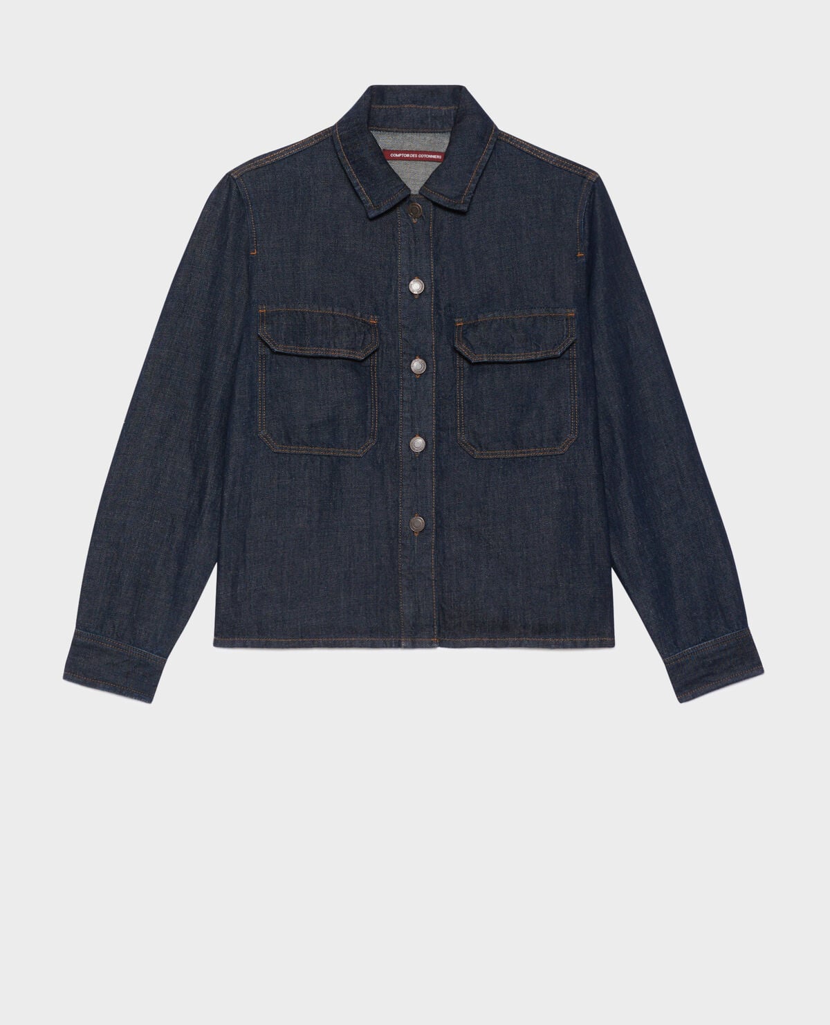 Veste en toile denim - 0681 RINSE DENIM - 1