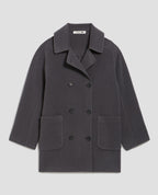 Caban mi-long double face - U060 GRAY - 1