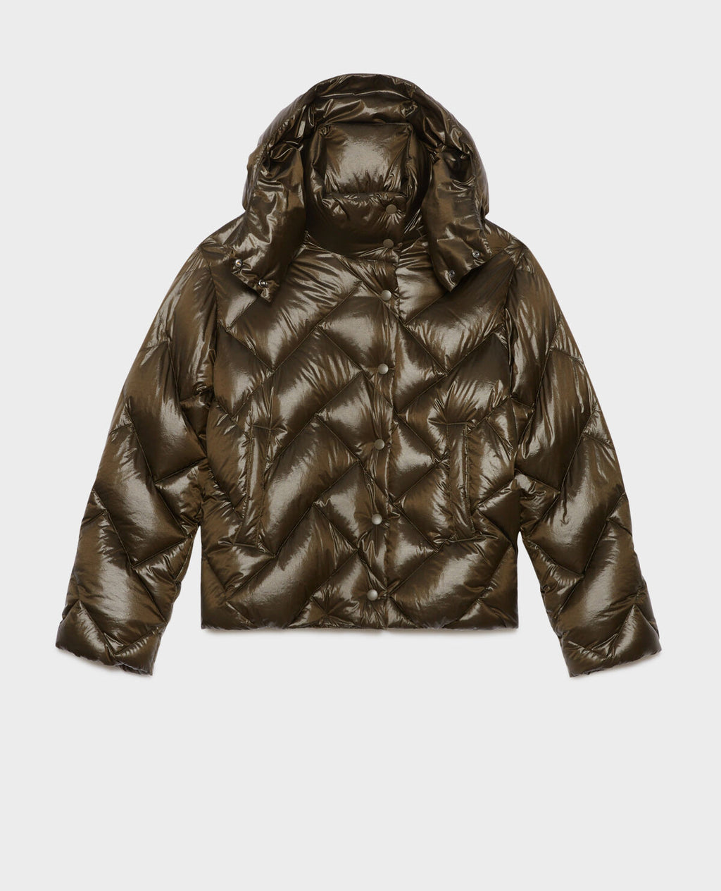MARGOTTE - Doudoune courte - A333 SOLID KHAKI - 1
