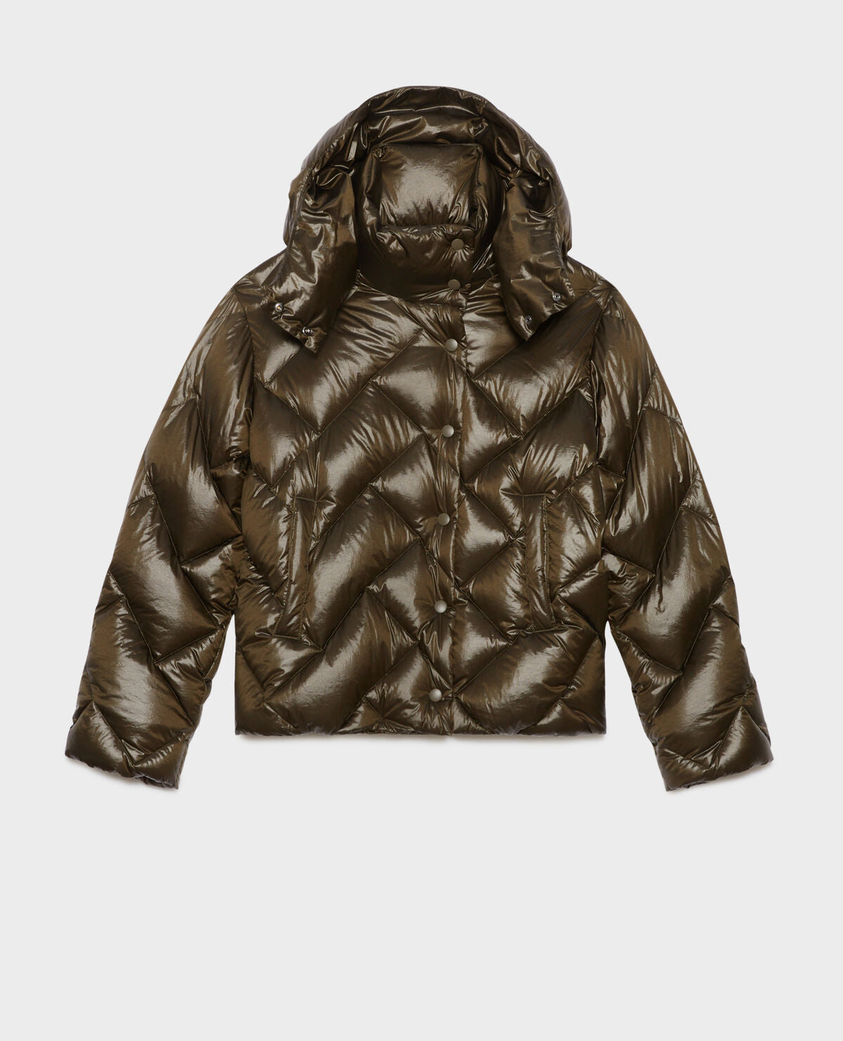 MARGOTTE - Doudoune courte - A333 SOLID KHAKI - 1