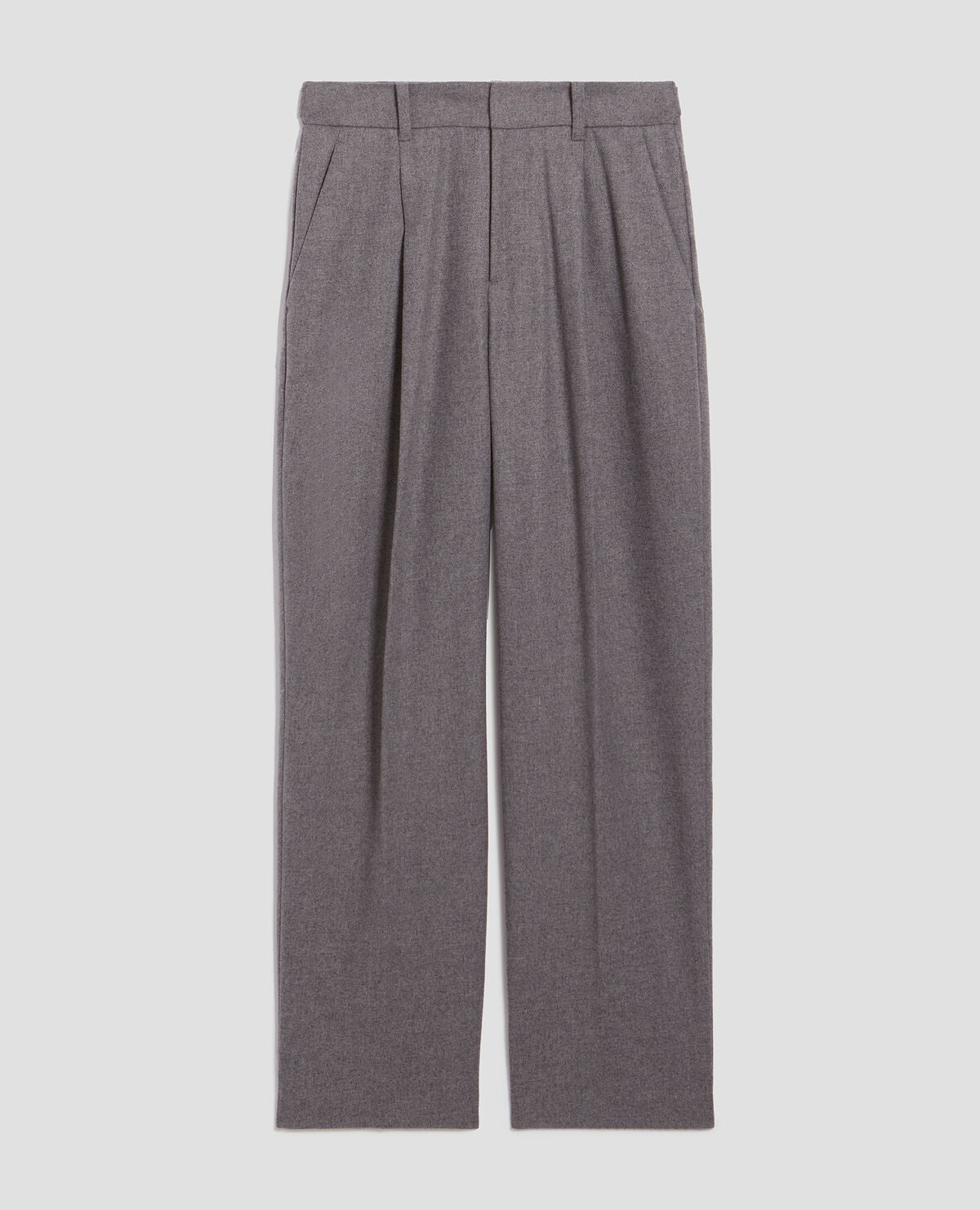 Pantalon droit en laine - U060 GRAY - 2
