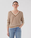 Pull col V en lin - H321 THIN GRATINATO - 1