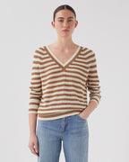 Pull col V en lin - H321 THIN GRATINATO - 1