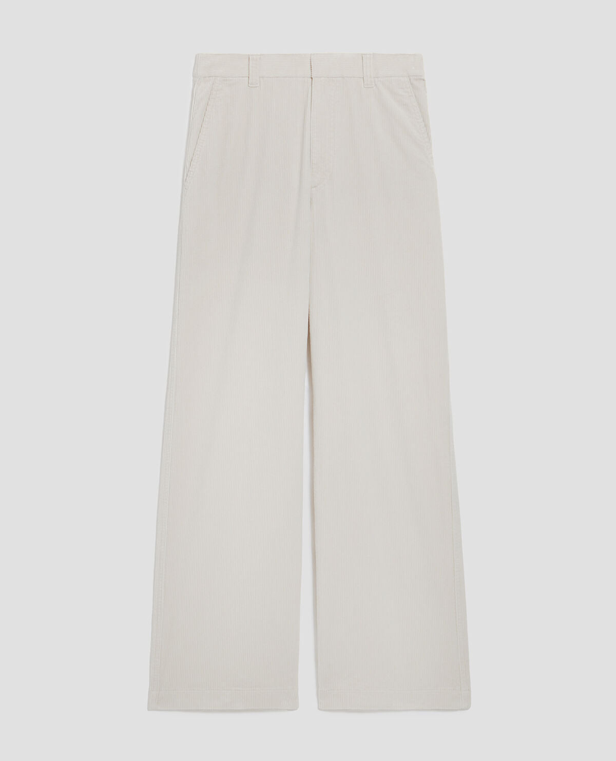 Pantalon en velours côtelé - U010 WHITE - 2