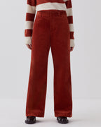 Pantalon en velours côtelé - U270 ORANGE - 1