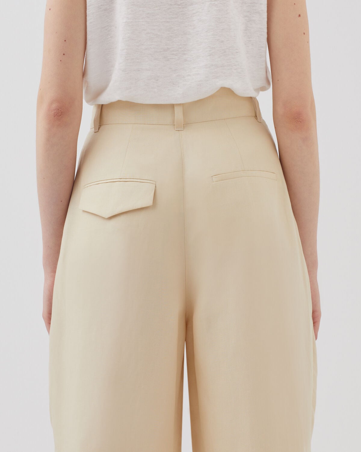 Pantalon carrot PEGGY - H311 OYESTER GRAY - 2