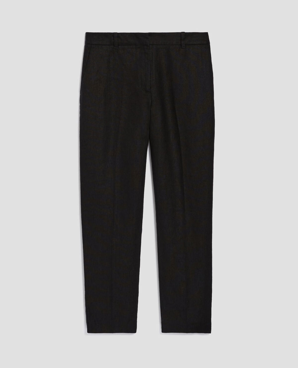 Pantalon cigarette en lin MARGUERITE - H091 BLACK BEAUTY - 1