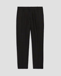 Pantalon cigarette en lin MARGUERITE - H091 BLACK BEAUTY - 1