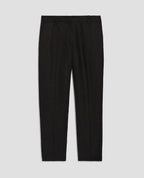 Pantalon cigarette en lin MARGUERITE - H091 BLACK BEAUTY - 1