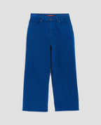 EMY - Jean cropped wide leg - H660 SODALITE BLUE - 2