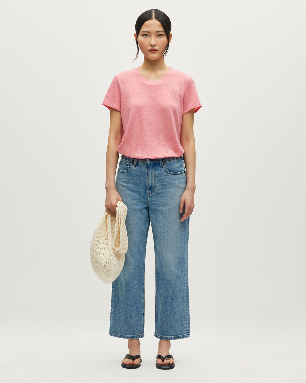 T-shirt col rond en lin AMANDINE - H110 LANTANA - 2