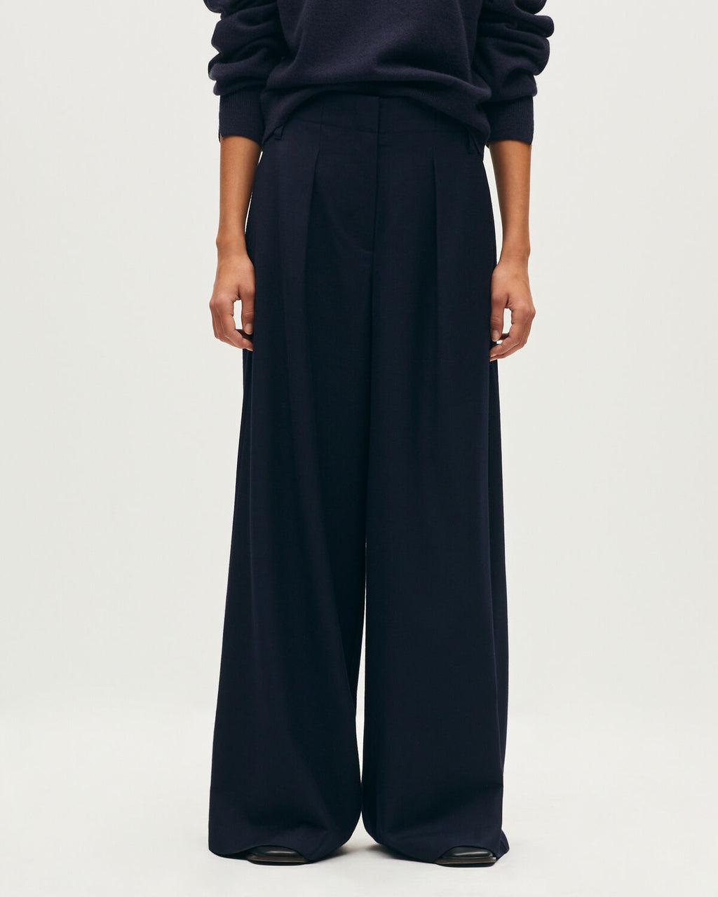 Pantalon ample à plis YVONNE - H695 NIGHT SKY - 2