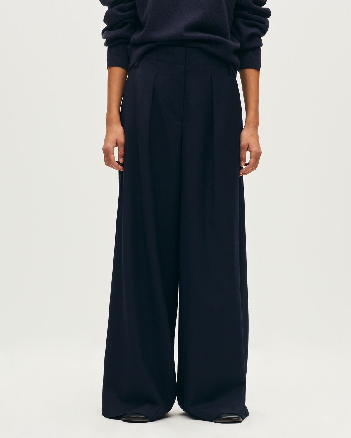 Pantalon ample à plis YVONNE - H695 NIGHT SKY - 2