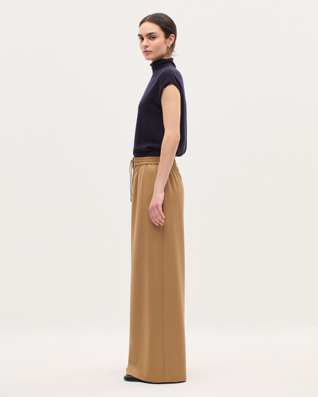 Pantalon ample à plis YVONNE - K341 OAK BROWN - 2