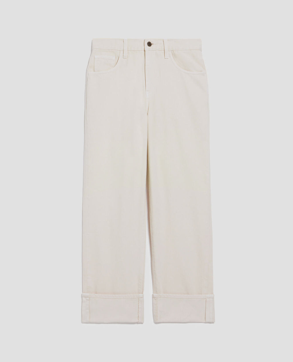 Jean regular à larges revers - U300 NATURAL - 2