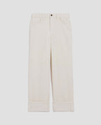 Jean regular à larges revers - U300 NATURAL - 2