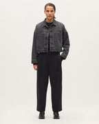 Pantalon carrot - K083 MEL MID GRAY - 1