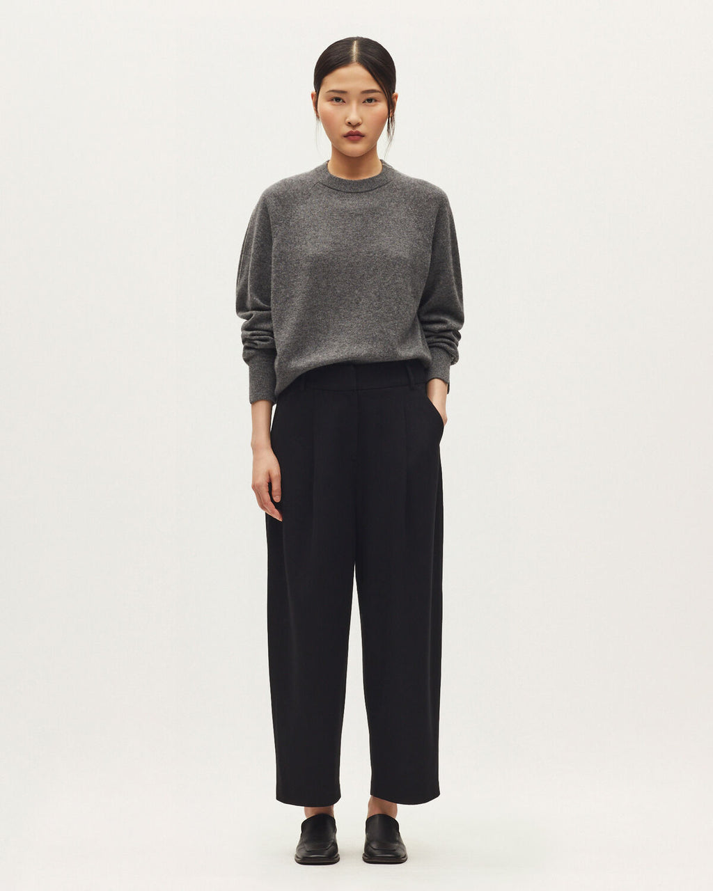 Pantalon carrot - H091 BLACK BEAUTY - 1