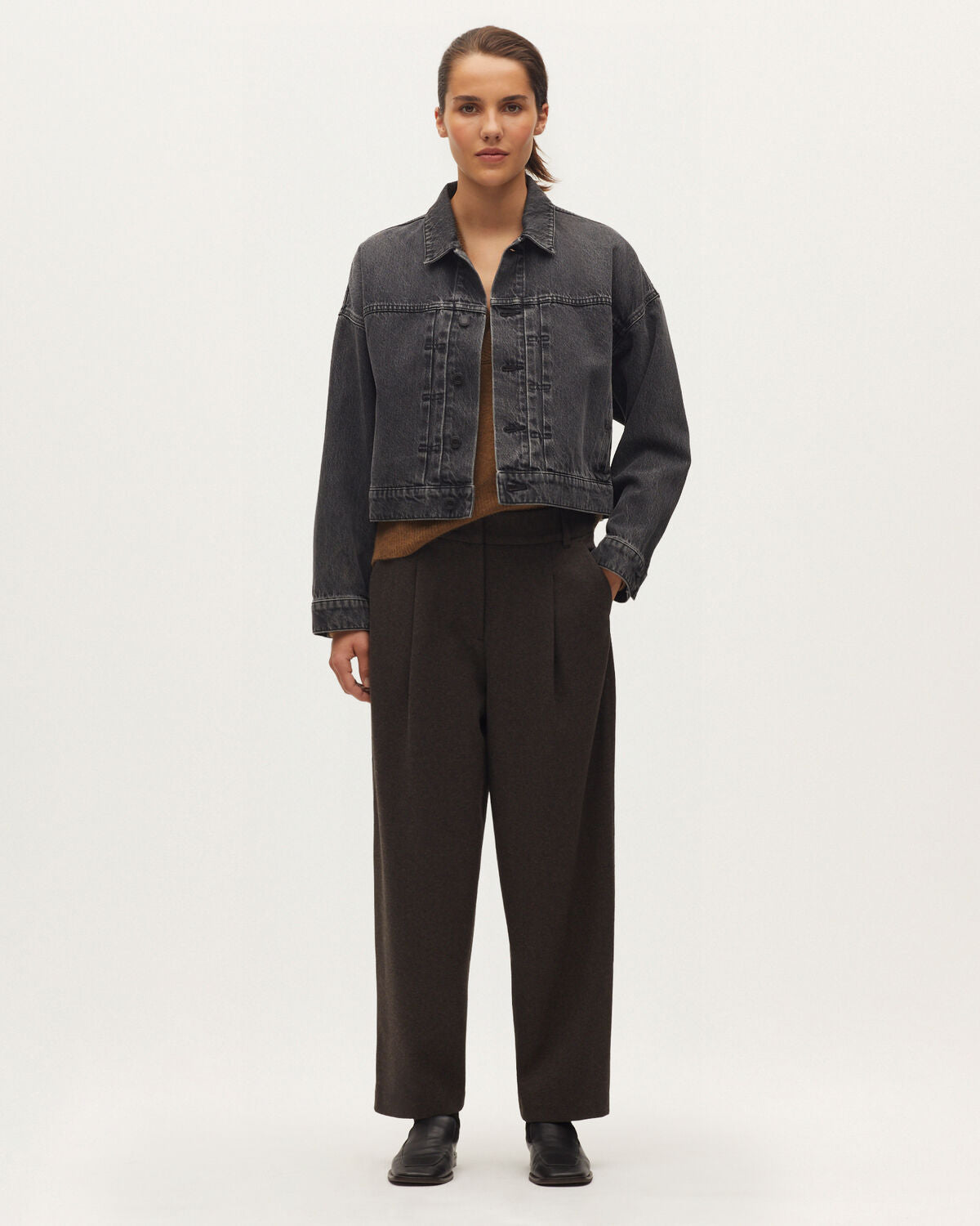 Pantalon carrot - K390 TAUPE BROWN - 1