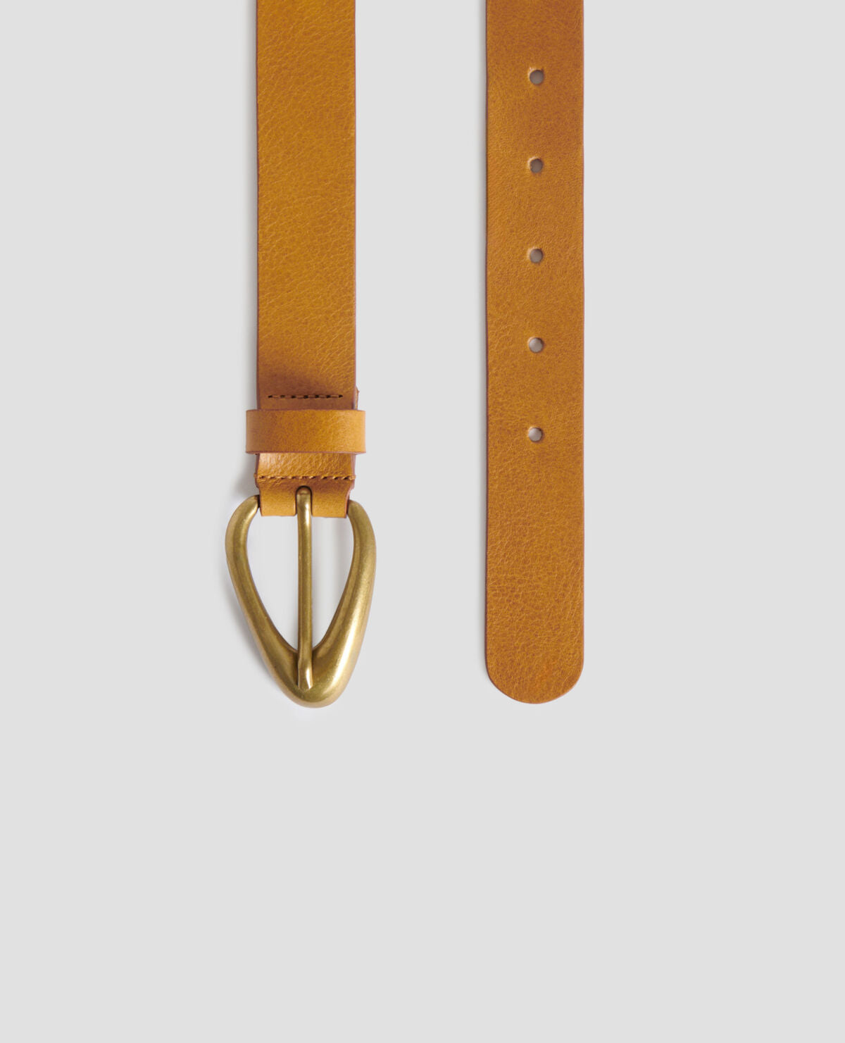 Ceinture en cuir - J490 MUSTARD GOLD - 2
