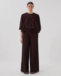 Blouse en voile de coton - J790 CHOCOLATE PLUM - 1