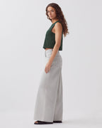 Top sans manches brodé en coton - J590 SPRUCE GREEN - 2