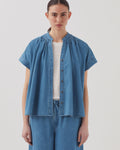 Chemise oversize en coton - J630 BLUE WASH - 1