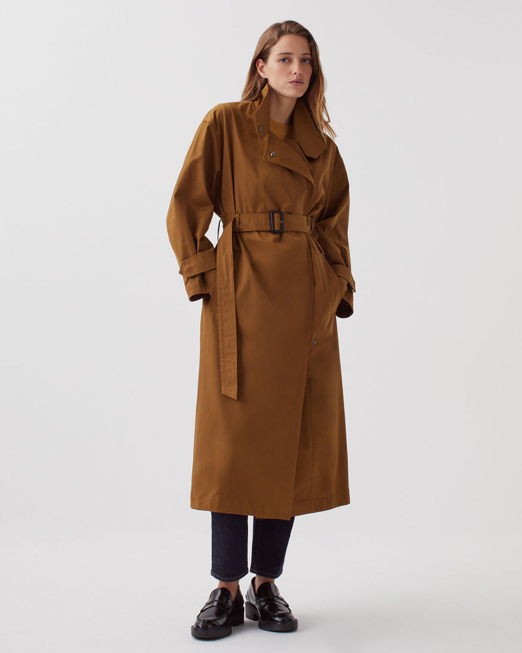 Trench oversize - J340 BROWN - 1