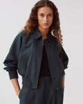 Blouson court zippé - J690 BLUEBERRY - 1