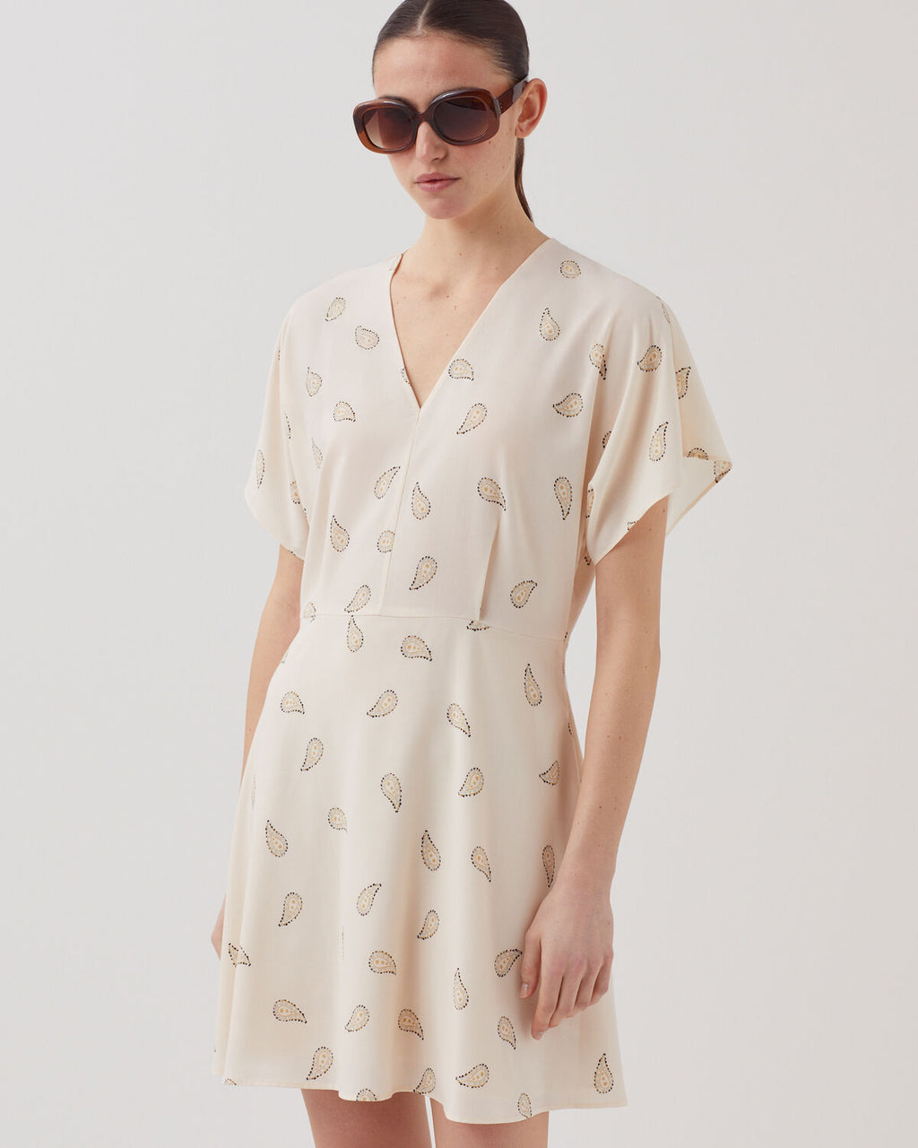 Robe courte fluide - J492 MA PAISLEY GOLD - 2