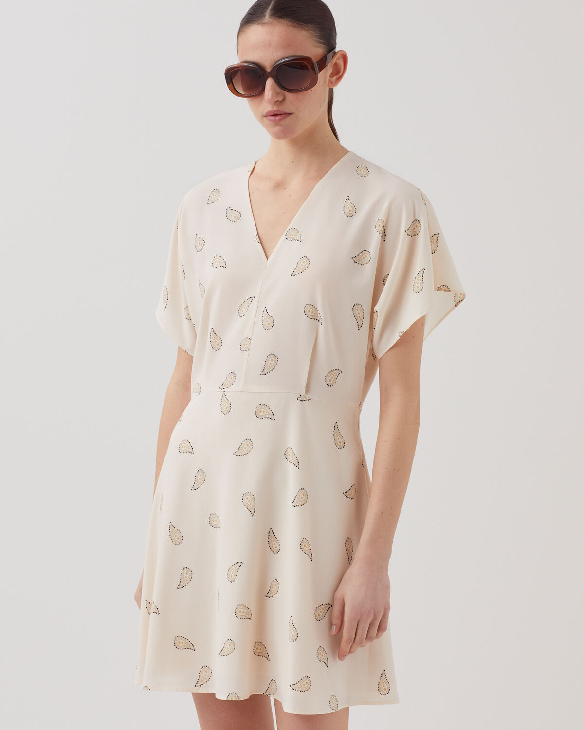 Robe courte fluide - J492 MA PAISLEY GOLD - 2