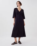 Robe longue fluide LUDIVINE - H091 BLACK BEAUTY - 1