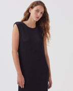 Robe longue texturée sans manches - H091 BLACK BEAUTY - 2