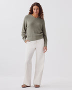 Pull col V en coton - J050 SHADOW GRAY - 2