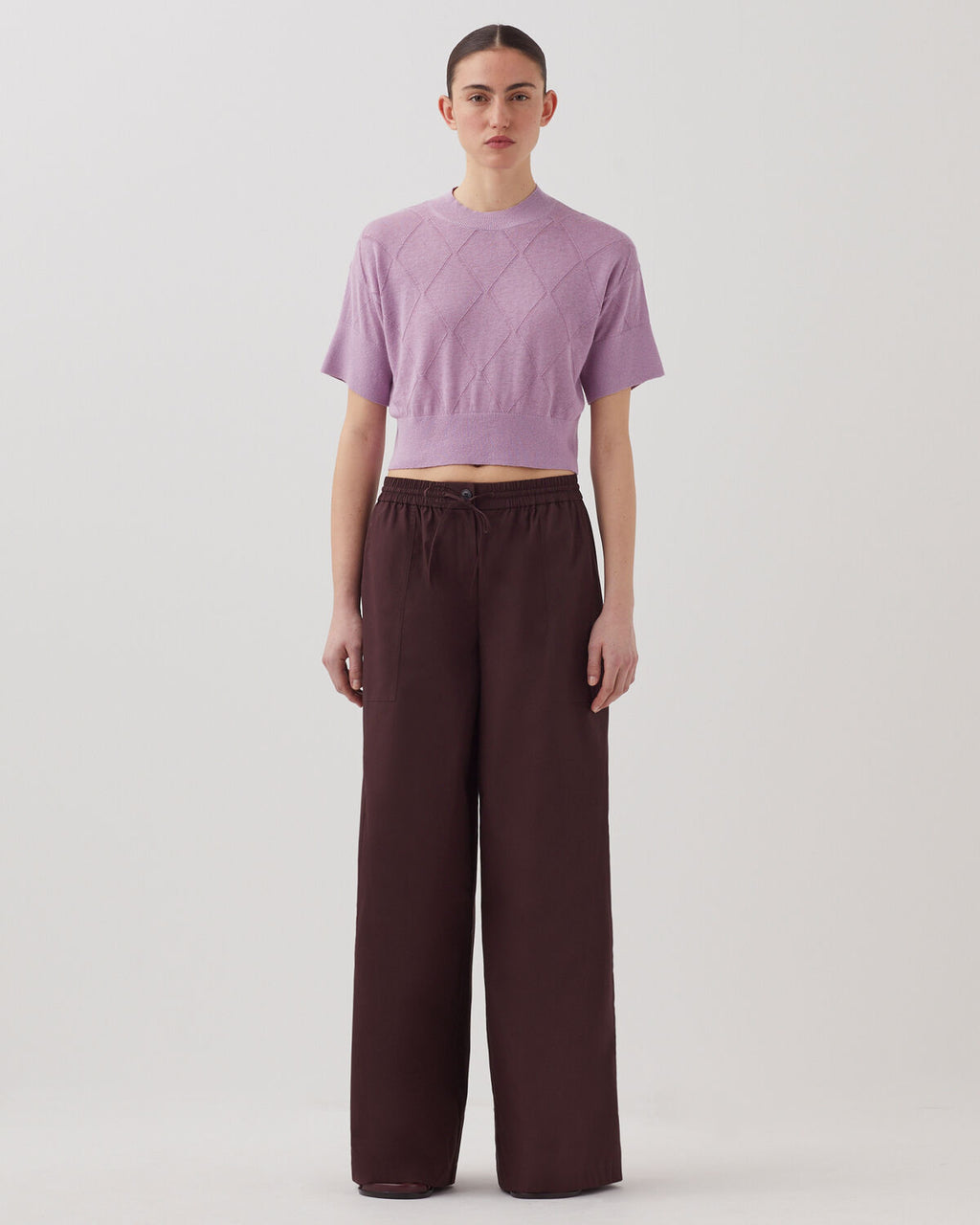 Pull court à manches courtes - J720 LAVENDER HERB - 2
