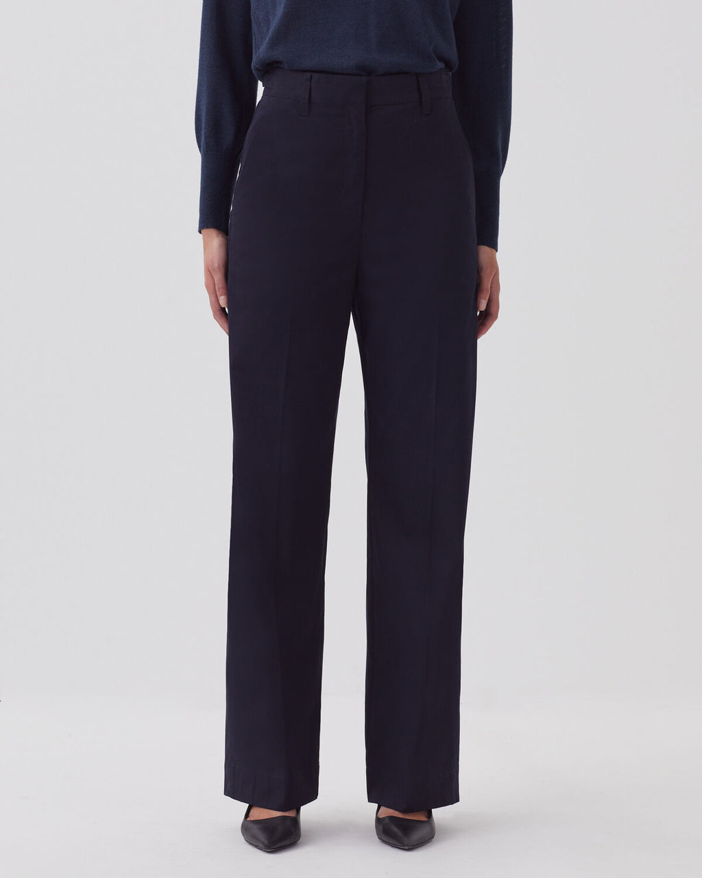 Pantalon droit BLANDINE - H695 NIGHT SKY - 2