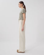 Pantalon droit BLANDINE - I010 GLASS GREEN BEIGE - 2