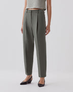 Pantalon carrot CAMILLE - J560 BASIL DARK GREEN - 2