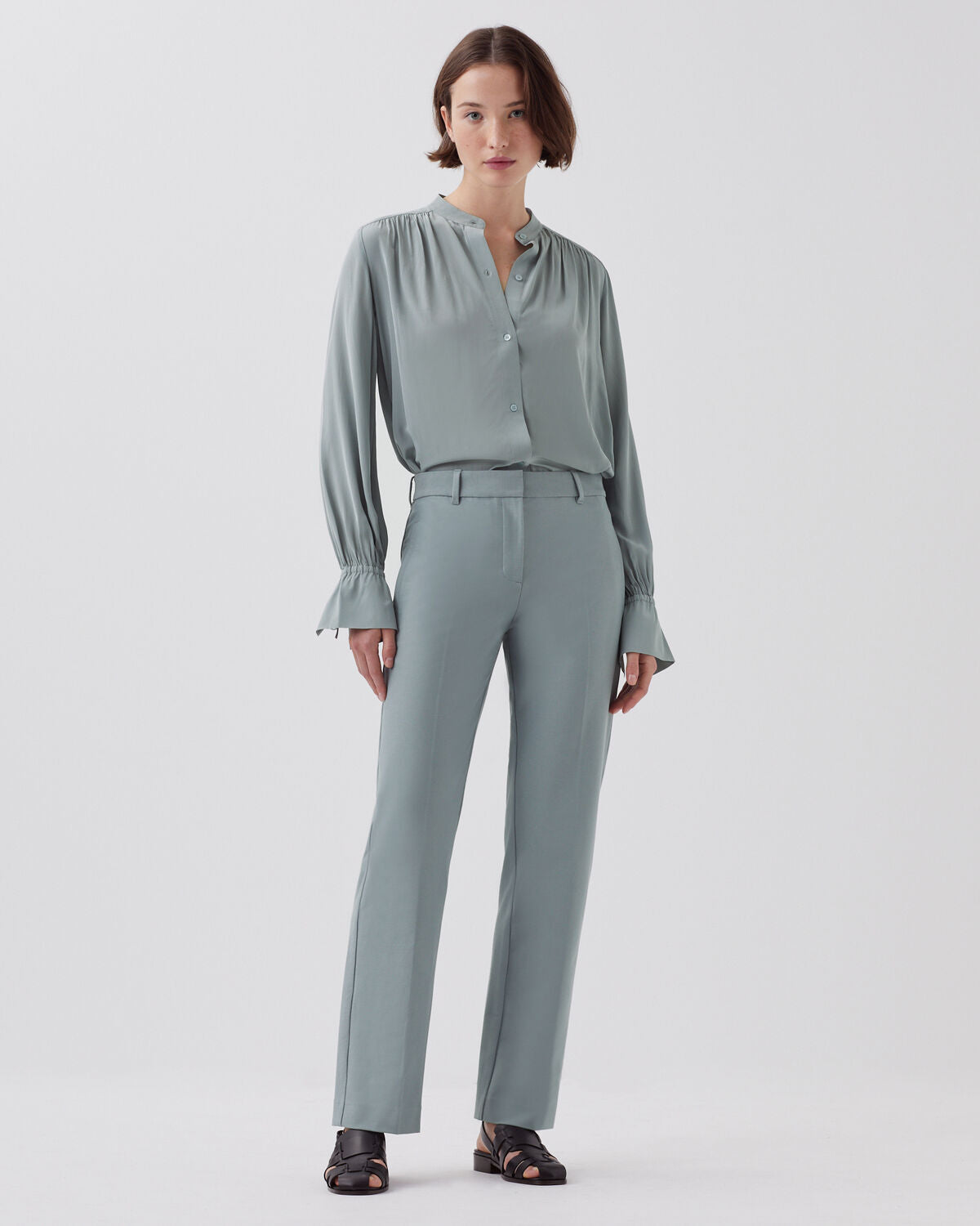 Pantalon droit ajusté COLETTE - J620 SLATE BLUE - 1