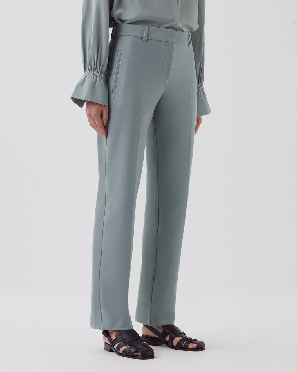 Pantalon droit ajusté COLETTE - J620 SLATE BLUE - 2