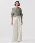 Pantalon ample YVONNE - J010 WHITE ONYX - 1