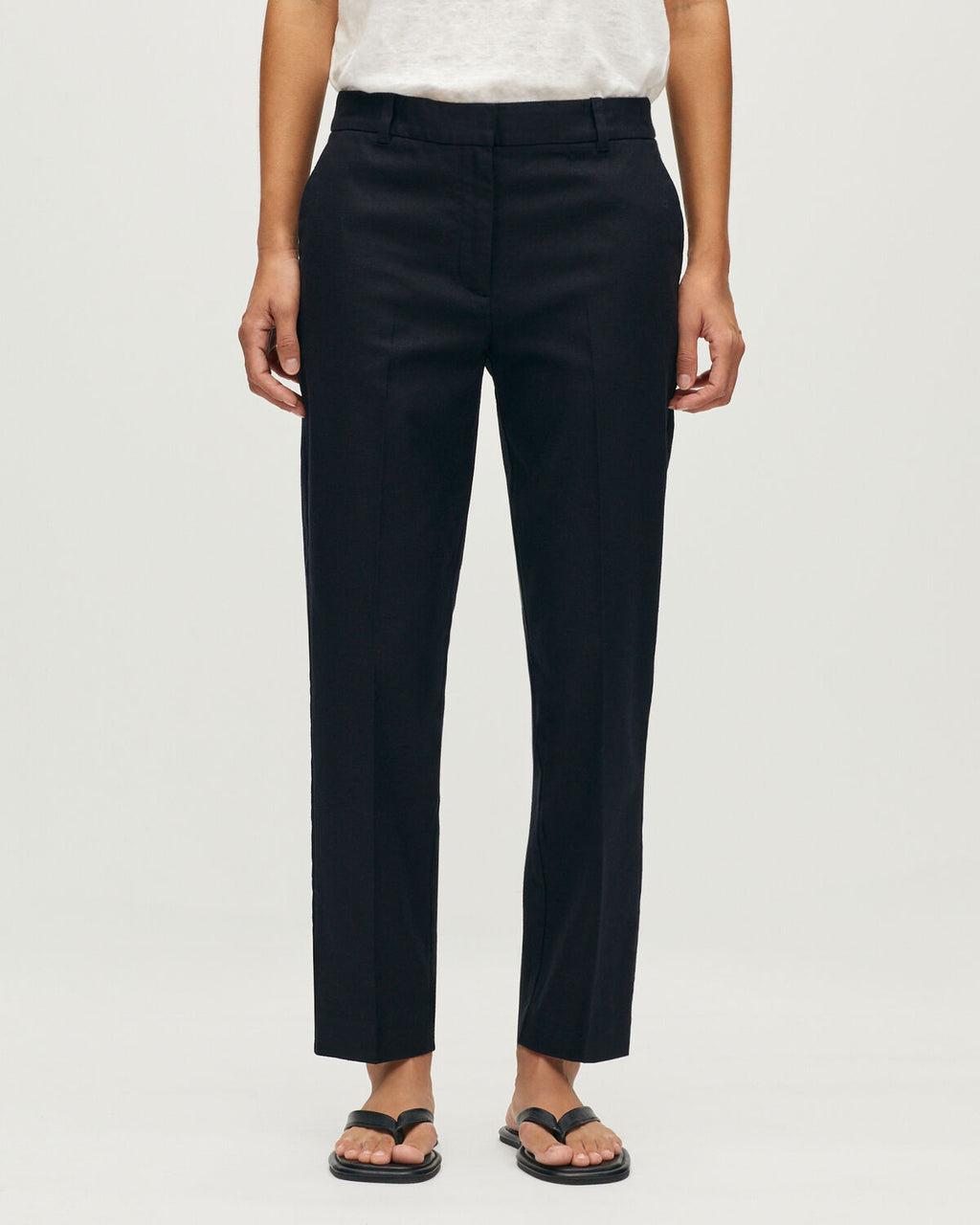 Pantalon cigarette MARGUERITE - H091 BLACK BEAUTY - 2